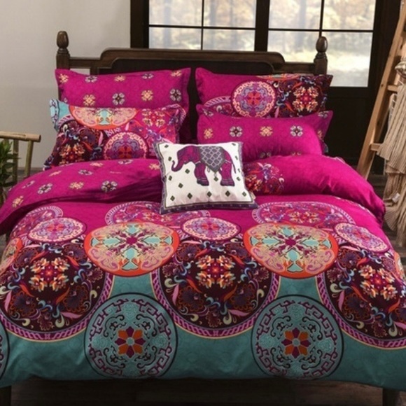 Bohemian Mandala Comforter Cover Set - Picture 5 of 8